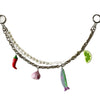 Fashion Key Chain Bag Pendant Copper Stripes For Women