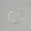 Fashion Knot Silver Bracelets 1 Piece
