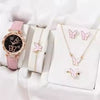 Fashion Ladies Alloy Belt Watch With Round Dial
