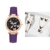 Fashion Ladies Alloy Belt Watch With Round Dial