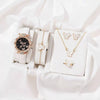 Fashion Ladies Alloy Belt Watch With Round Dial
