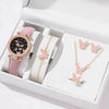 Fashion Ladies Alloy Belt Watch With Round Dial