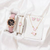 Fashion Ladies Alloy Belt Watch With Round Dial