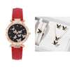 Fashion Ladies Alloy Belt Watch With Round Dial