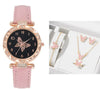 Fashion Ladies Alloy Belt Watch With Round Dial