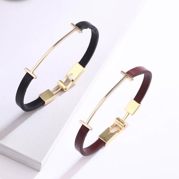 Fashion Ladies Alloy Cortex Geometry Bracelet