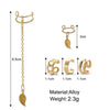 Fashion Leaves Ear Bone Clip 5-Piece Set Alloy Ear Clip