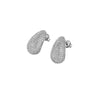 Fashion Light Luxury Copper Inlaid Zircon Hollow Drop Earrings For Women With Geometric Style And Electroplating Process