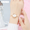 Fashion Light Luxury Women's Quartz Watch Stainless Steel Metal Round Dial
