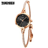 Fashion Light Luxury Women's Quartz Watch Stainless Steel Metal Round Dial