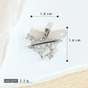 Fashion Light Luxury Zircon Jewelry Pendant Copper Heart Shape Rhombus Electroplated For Female
