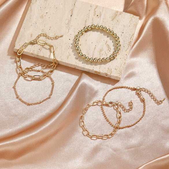 Fashion Love Bamboo Opening Alloy Bracelet Jewelry Electroplated