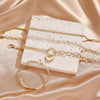 Fashion Love Bamboo Opening Alloy Bracelet Jewelry Electroplated