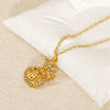 Fashion Lucky Bag Zodiac Year Necklace Titanium Steel Electroplating Design For Women
