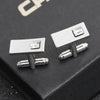 Geometric Customization Laser Engraving Alloy Plating Unisex