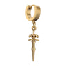 Fashion Men'S Earrings Cross Sword Pendent Titanium Steel Earrings Single