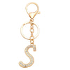 Fashion Metal English Alphabet Keychain Pendant