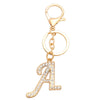 Fashion Metal English Alphabet Keychain Pendant