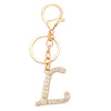 Fashion Metal English Alphabet Keychain Pendant