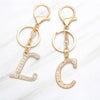 Fashion Metal English Alphabet Keychain Pendant