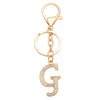 Fashion Metal English Alphabet Keychain Pendant