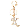 Fashion Metal English Alphabet Keychain Pendant