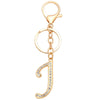 Fashion Metal English Alphabet Keychain Pendant