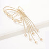 Fashion Metal Grip Butterfly Barrettes Women'S Tassel Pendant Hair Accessories
