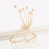 Fashion Metal Grip Butterfly Barrettes Women'S Tassel Pendant Hair Accessories