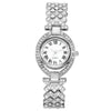 Fashion Metal Women's Diamondencrusted Quartz Watch Bracelet