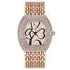 Fashion Metal Women's Watch With Barrel Dial And Jewelry Buckle