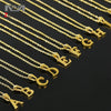 Fashion Mini Letter 316L Stainless Steel Necklace For Women With Electroplating Treatment