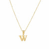 Fashion Mini Letter 316L Stainless Steel Necklace For Women With Electroplating Treatment