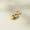 Fashion Minimalist Copper Inlaid Zircon Earrings