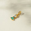 Fashion Minimalist Copper Inlaid Zircon Earrings