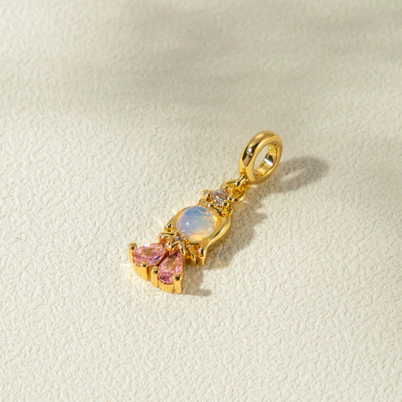 Fashion Minimalist Copper Inlaid Zircon Earrings