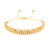 Fashion Miyuki Bead Woven Handmade  Diamond Bracelet