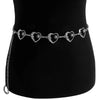Fashion Moon Metal Plating Waist Chain