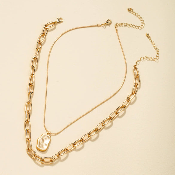 Fashion Multilayer Alloy Pendant Necklace With Box Chain Electroplated Constellation Animal Design