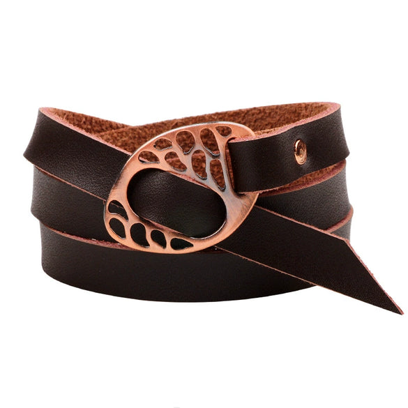 Fashion Multiloop Wrap Unisex Bracelet Leather Alloy With Animals Zodiac Pattern