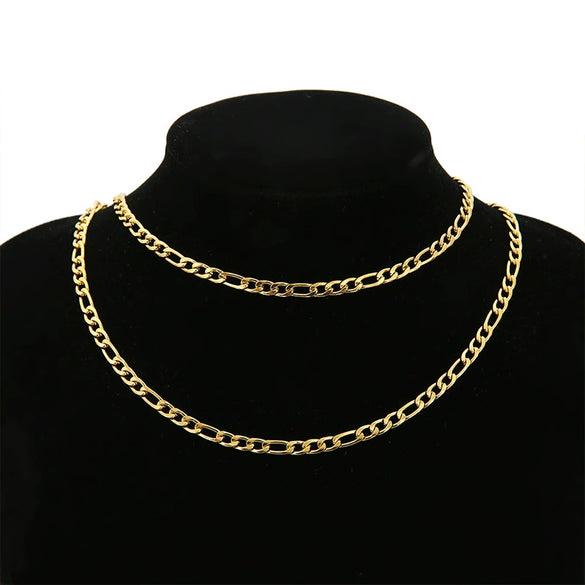 Fashion Necklace Accessories Stainless Steel 18K Vacuum Plated Chain