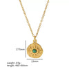 Fashion Necklace Stainless Steel Geometric Pattern Electroplating For Female