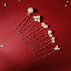 Fashion New  Irregular Pearl Hairpin Set   Korean Sweet Simple Hair  Clip Wholesale