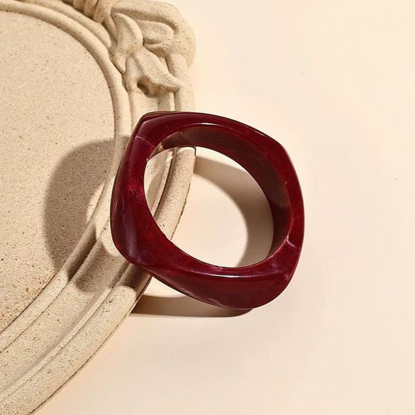 Fashion New Jewelry Geometric Square Resin Bracelet Ladies Bracelet  Wholesale