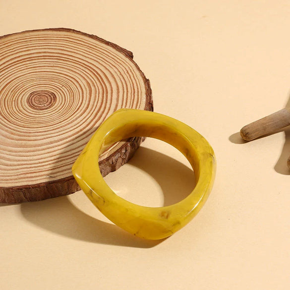 Fashion New Jewelry Geometric Square Resin Bracelet Ladies Bracelet  Wholesale