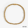 Fashion Niche Design Magnetic Bracelet Necklace With Metallic Mesh Pattern Made Of Round Stainless Steel And Electroplated