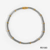 Fashion Niche Design Magnetic Bracelet Necklace With Metallic Mesh Pattern Made Of Round Stainless Steel And Electroplated