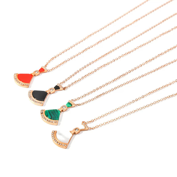Fashion Nonfading Butterfly Stainless Steel Necklace Ochain Electroplating Style Animals Unisex