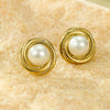 Fashion Ol Stainless Steel Earrings With Electroplating Treatment For Women