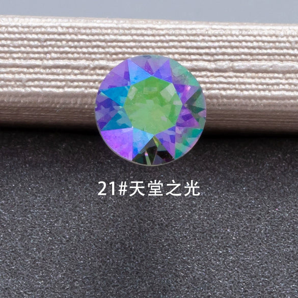 Fashion Ol Style Artificial Crystal Loose Drill Earring Accessories With Polishing Process